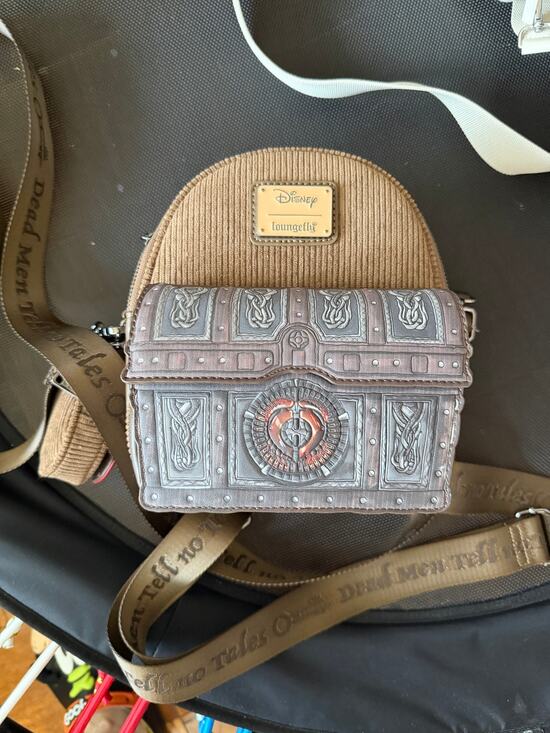 Loungefly Handbags - Disney's Pirates of The Caribbean Davy Jones Loungefly Crossbody Backpack NWOT